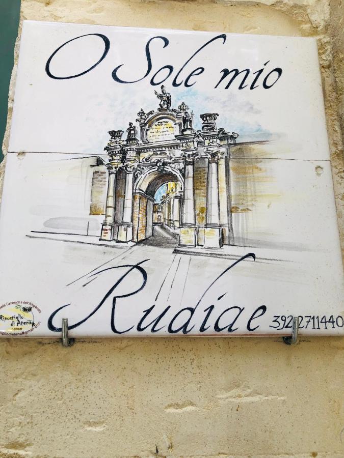 O' Sole Mio Rudiae Rooms Lecce Bagian luar foto